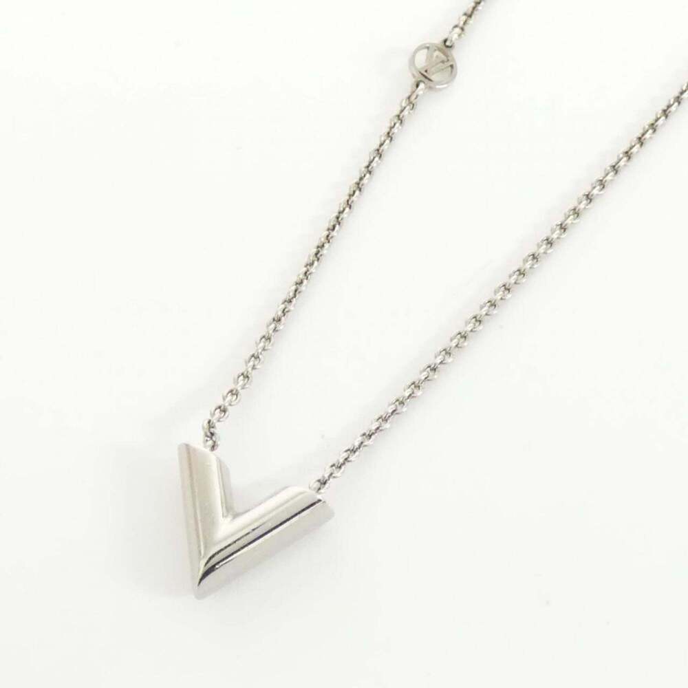LOUIS VUITTON Silver Necklace - Picture 3 of 8